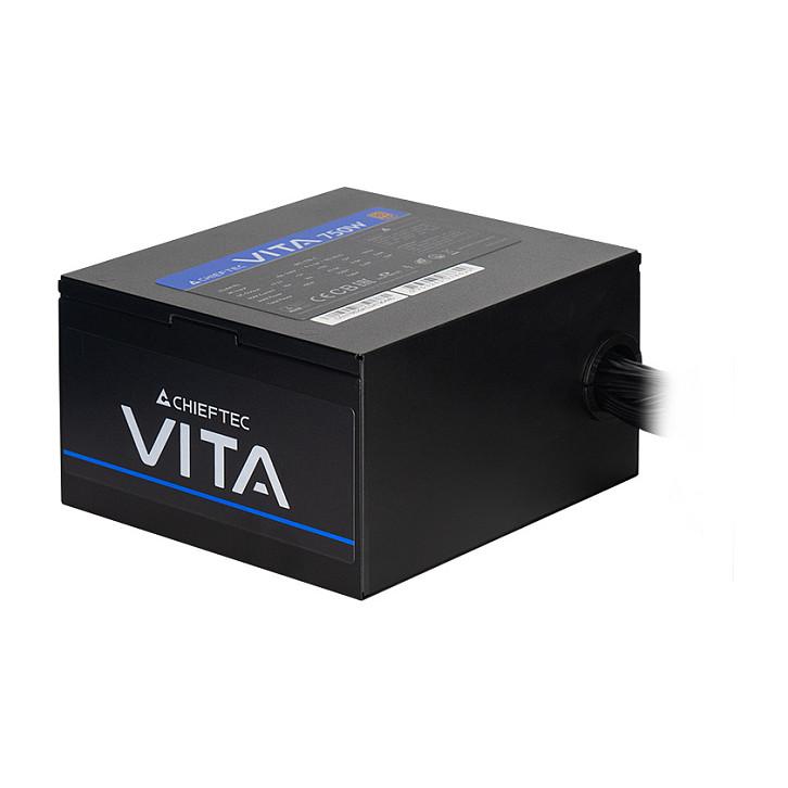 Furnizues Energjie Chieftec VITA, 650W, 80 PLUS Bronze, ATX, Non-Modular, 2x PCIe – Zezë - 4