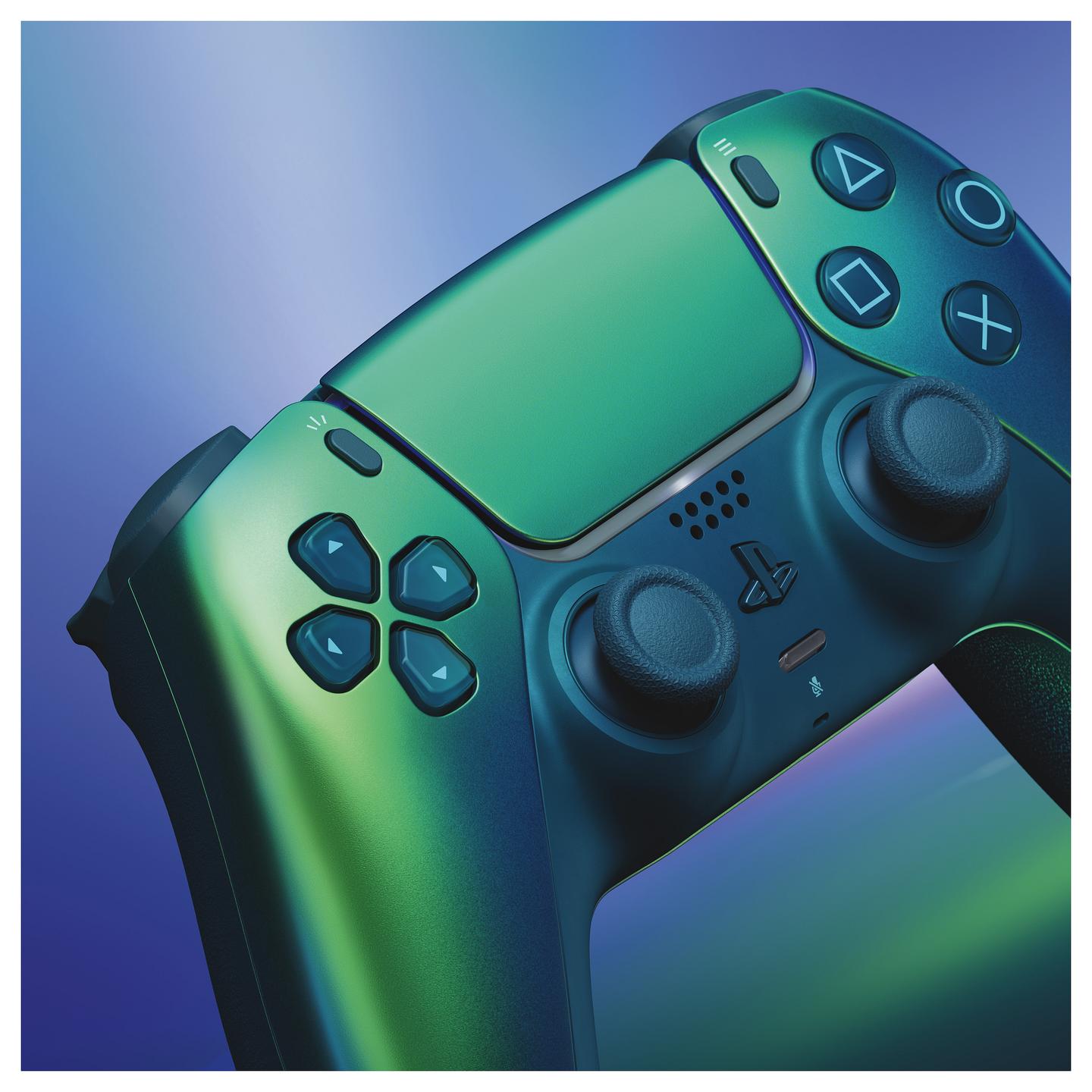 Kontroller për Sony DualSense Wireless Controller / Chroma Teal / Bluetooth / PS5 – Gjelbër - 3