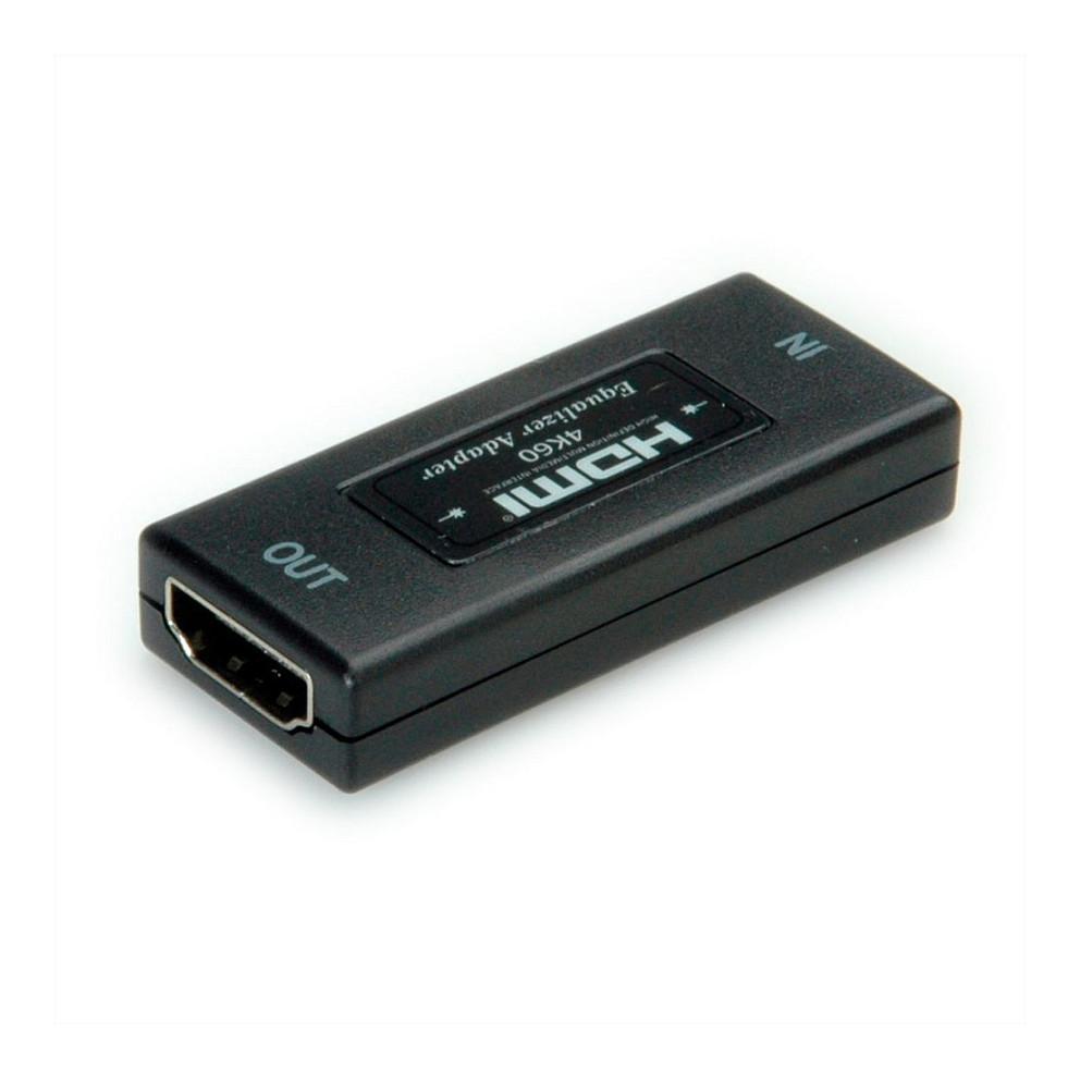 Kabllo Zgjatuese HDMI VALUE 14.99.3459, Repeater 4K, 3840×2160@60Hz, Deri në 20m - Zezë