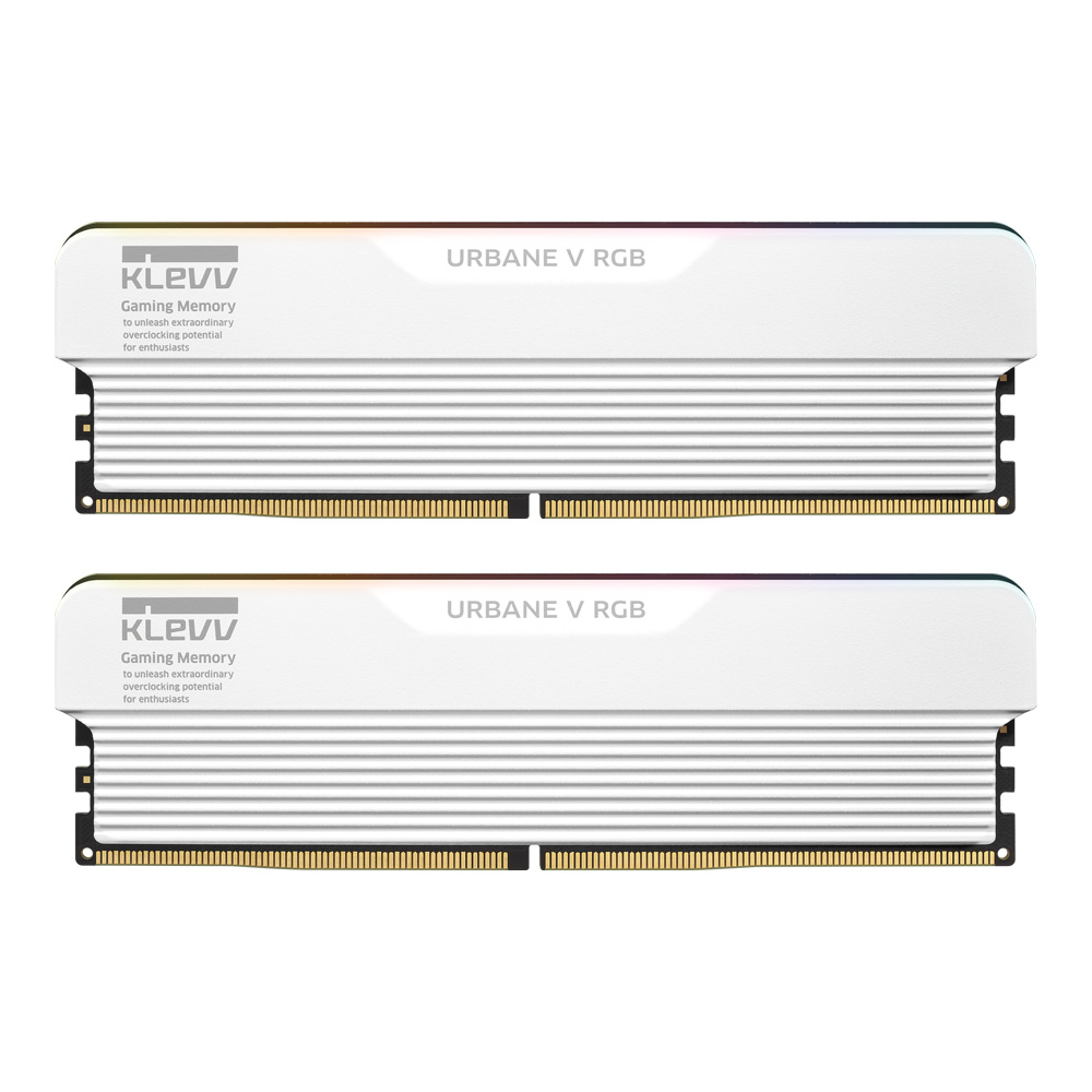RAM Memorie DDR5 KLEVV Urban V RGB / 32GB (2x16GB) / DIMM / 6000MHz / CL28 - Bardhë - 2