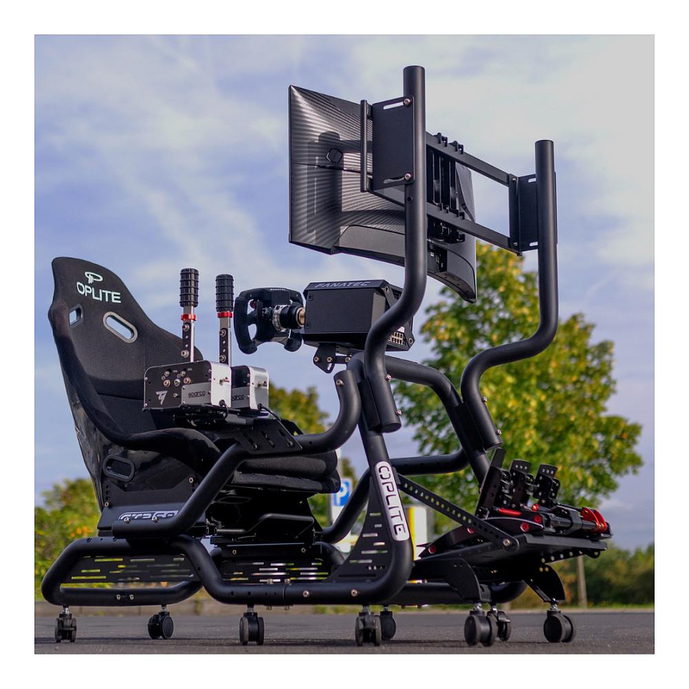 Rrota për Karrige Cockpit OPLITE GTR S8 / GTR S8 Elite / Set 8 copë / 4 me Frenë / 4 pa Frenë / 360° / M8 / 63 mm – Zezë - 7