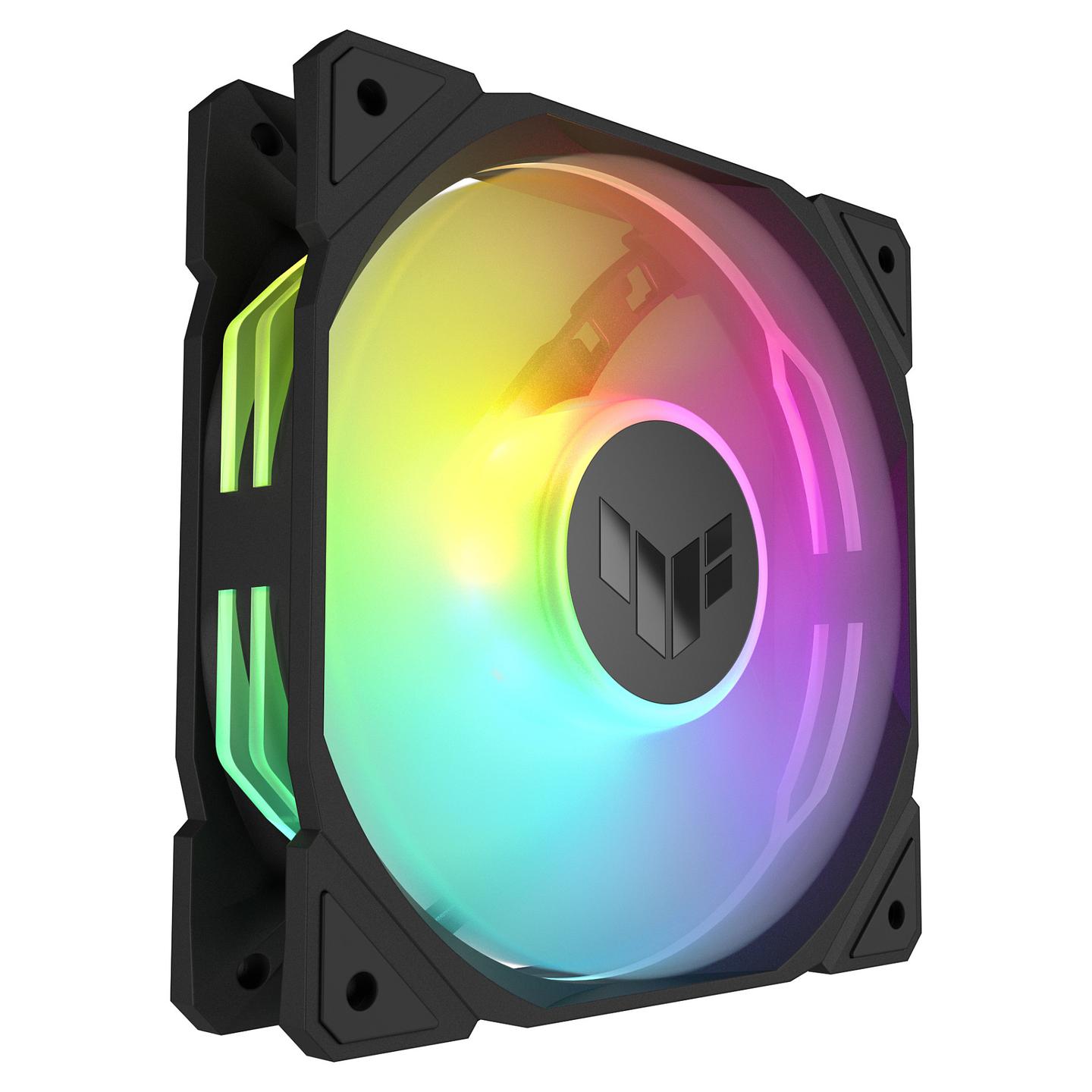 Ftohës për Kasë 120mm ASUS TUF Gaming TR120 ARGB Reverse 3-Pack – Zezë - 2