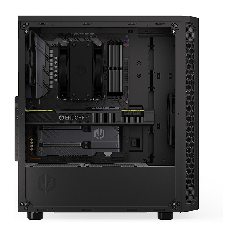 Kasë PC ENDORFY Signum 300 Core / Midi Tower / ATX / 1x 120mm + 1x 120mm Fan / Tempered Glass - Zezë - 12
