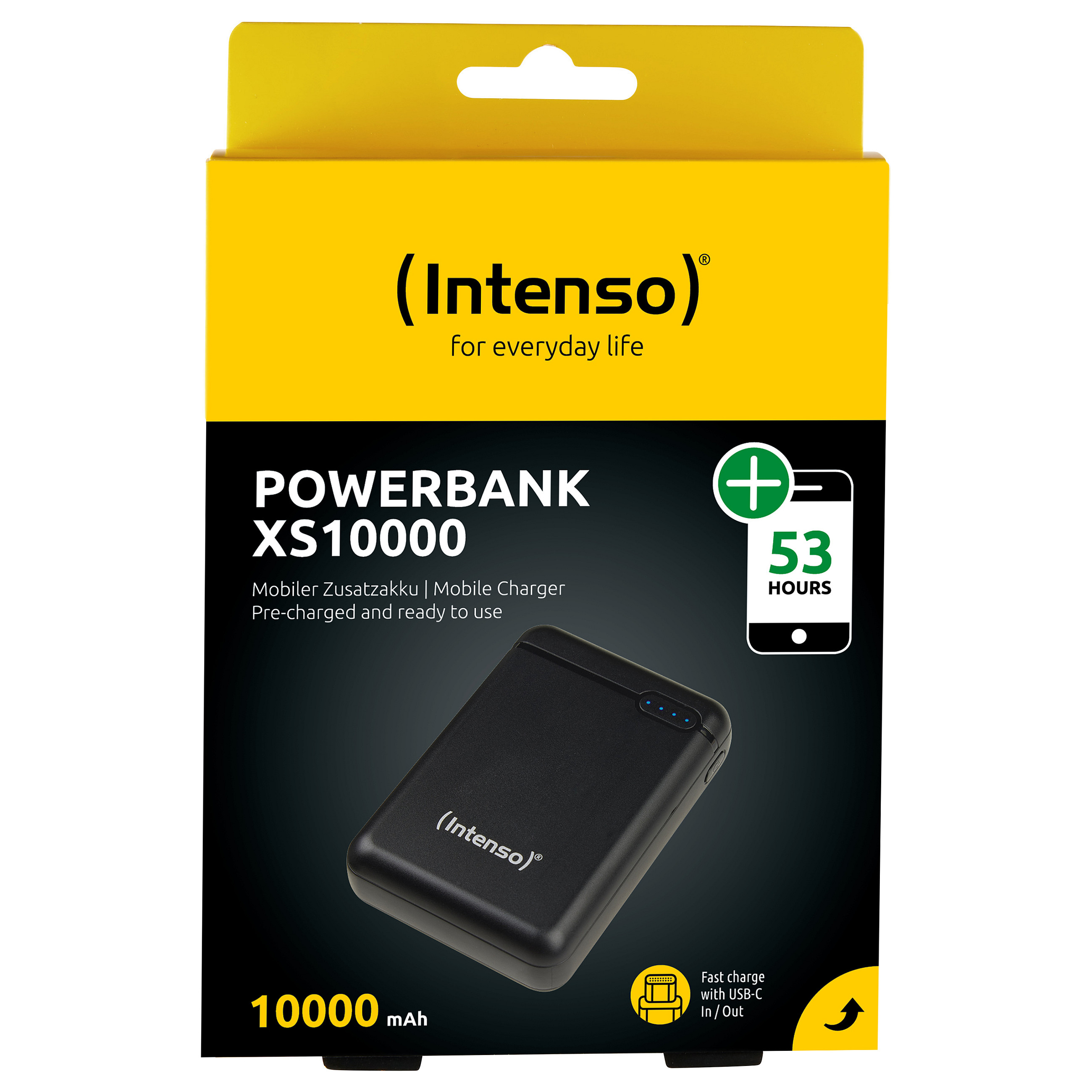 Powerbank Intenso XS10000 / 10.000mAh / USB-C 15.5W / USB-A 15.5W / LED – Zezë - 2