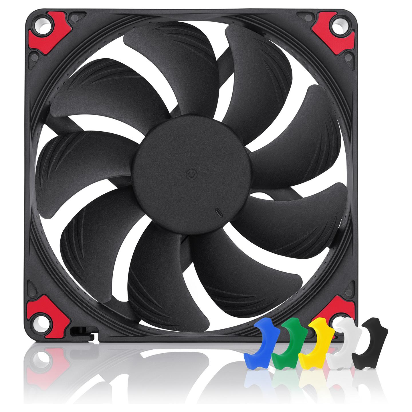 Ftohës për Kasë Noctua NF-A9x14 HS-PWM chromax.black.swap, 92mm, PWM, 2500 RPM – Zezë