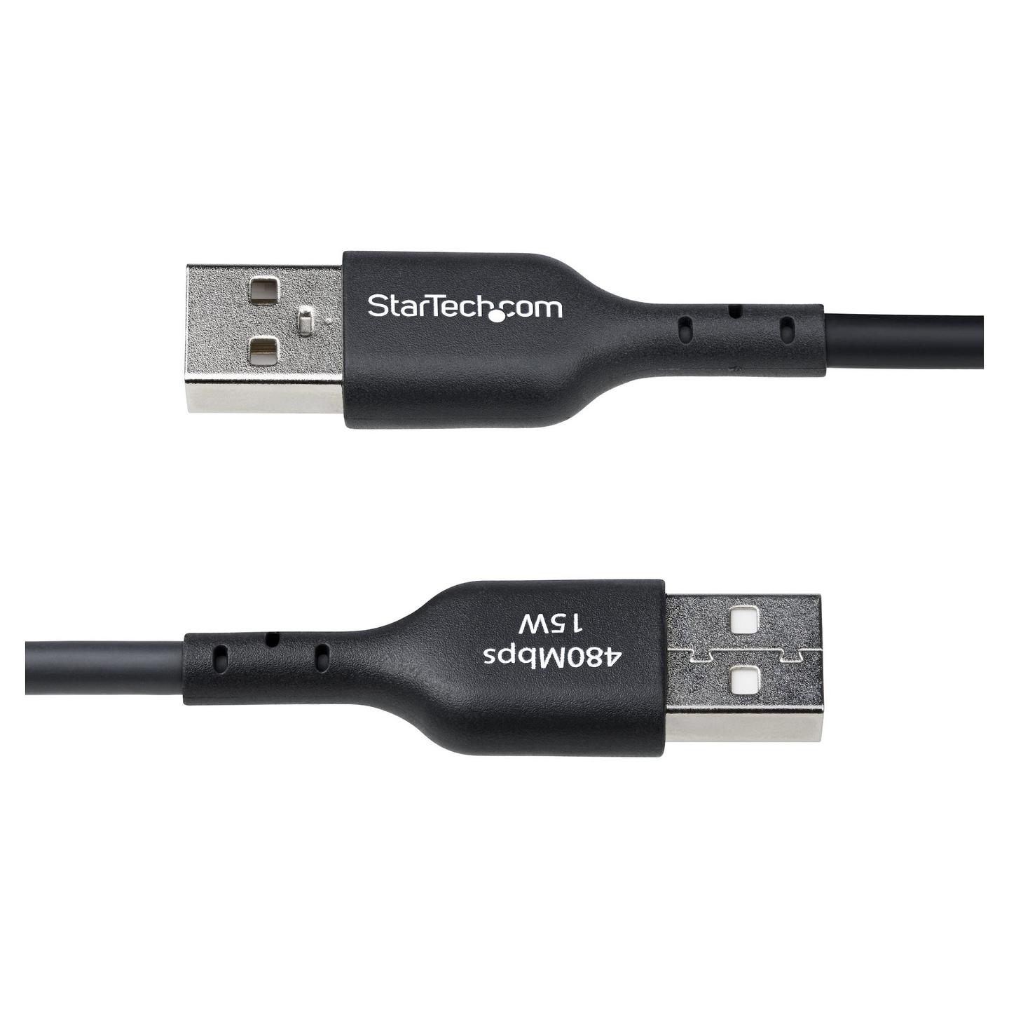 Kabllo StarTech.com USB2AC3MNC, USB-A në USB-C, USB 2.0, 480 Mbps, 15 W, 3 m - Zezë - 4