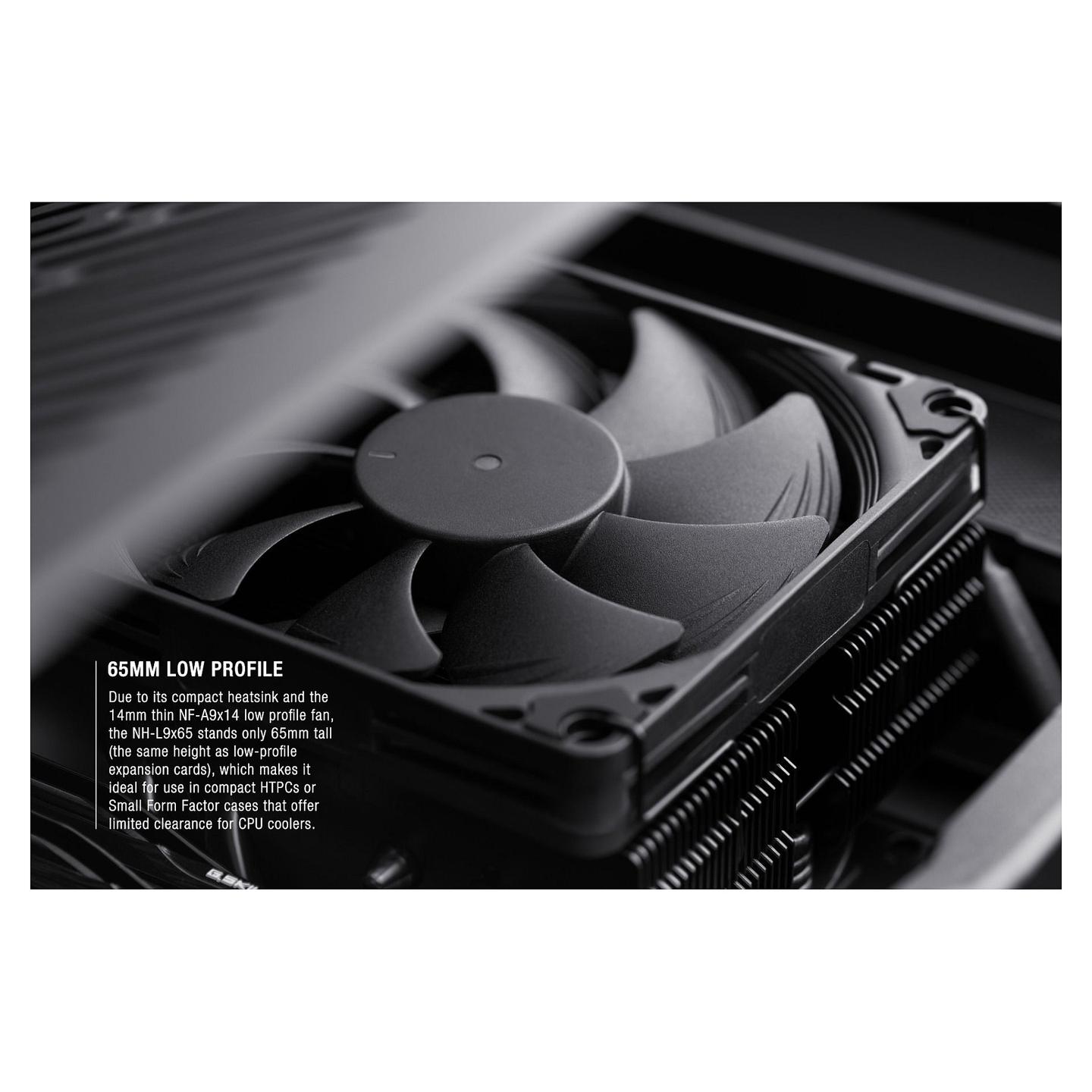 Ftohës për Procesor Noctua NH-L9x65 chromax.black / 65mm / 2500RPM / 57.5m³/h - Zezë - 5