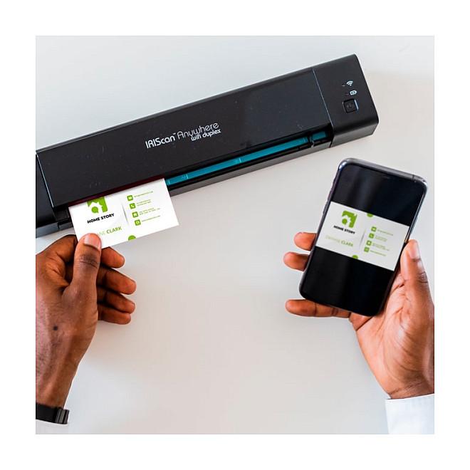 Skaner Dore I.R.I.S. IRIScan Anywhere 6 WiFi Duplex / A4 / CIS / 1200 DPI / Duplex / 15 ppm / Wi-Fi / USB-C / 260 Faqe - Zezë - 6
