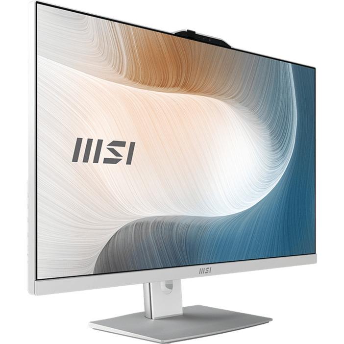 AIO MSI Modern AM272P 1M-1426AT, Core 5 120U, 16GB DDR5, 512GB, 27" FHD IPS 75Hz, Intel Graphics, Tastierë & Maus - Bardhë - 2