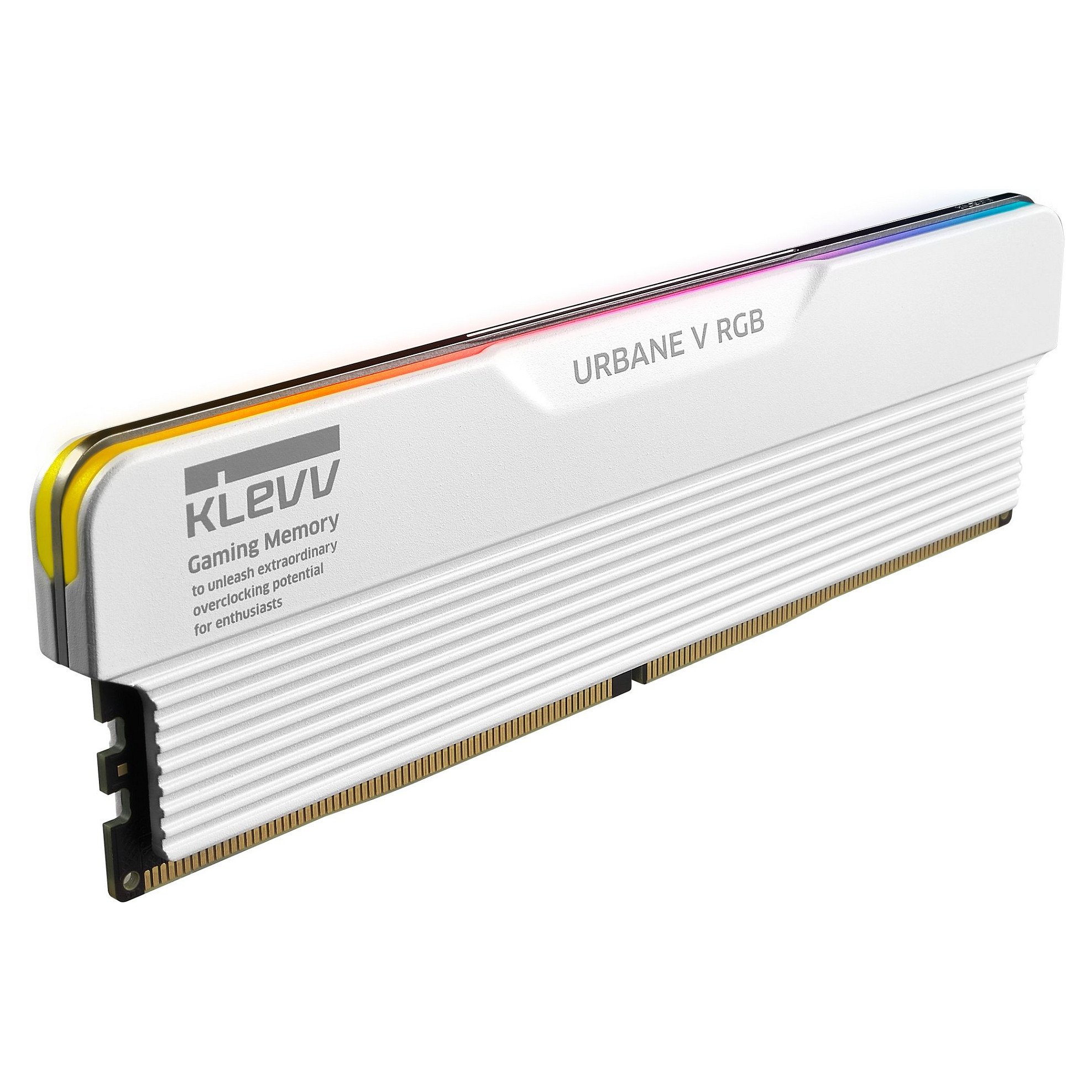 RAM Memorie DDR5 KLEVV Urban V RGB / 32GB (2x16GB) / DIMM / 6000MHz / CL28 - Bardhë - 8