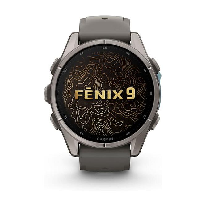 Orë e Mençur Garmin fēnix 9 / 43 mm / AMOLED / GPS / Titanium / Silikon - Gri - 2