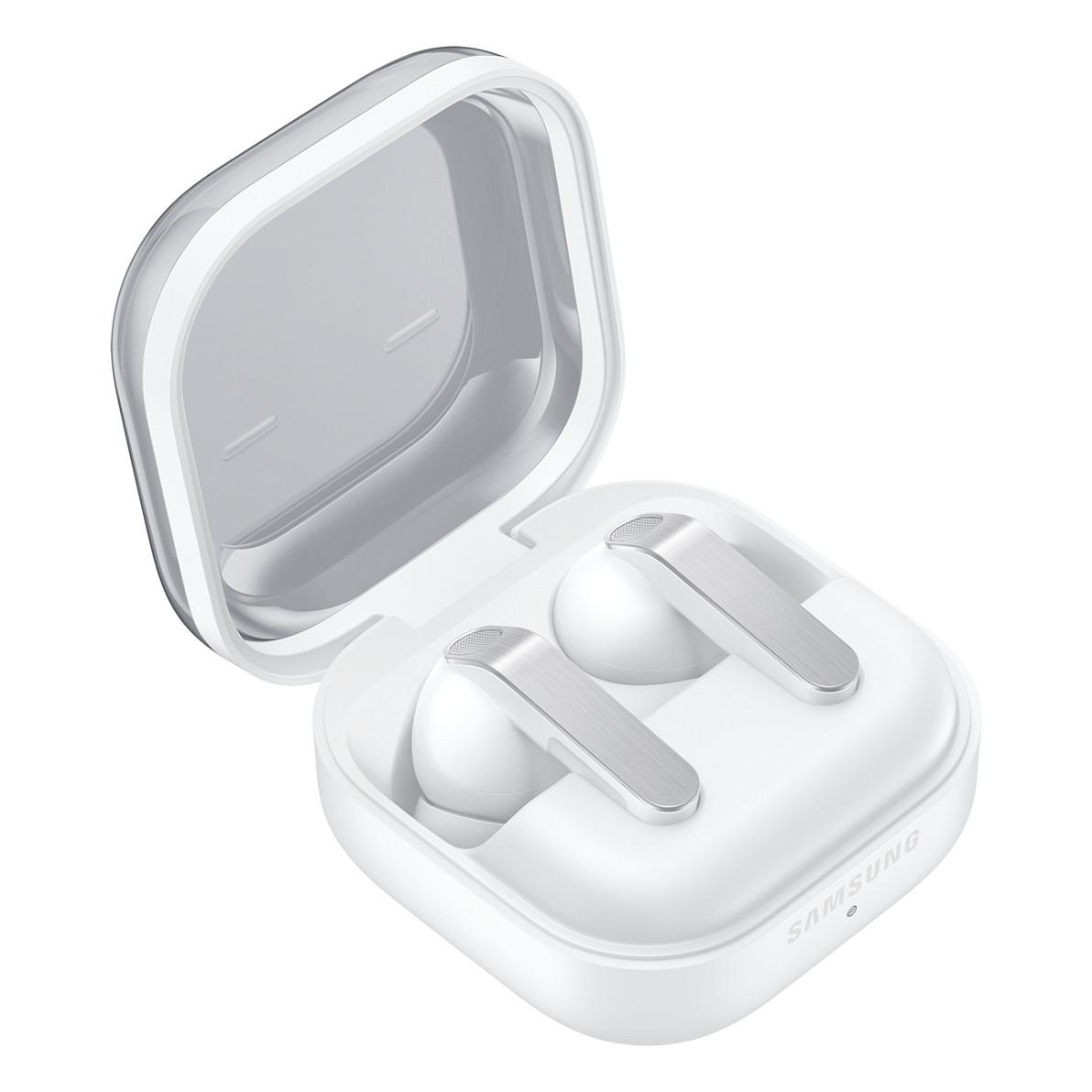 Kufje pa kabllo Samsung Galaxy Buds4 Pro / Bluetooth / TWS / ANC - Bardhë/Argjend - 5