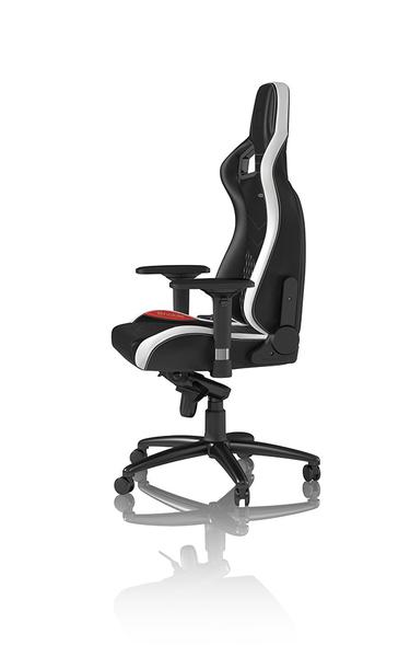 Karrige Gaming noblechairs EPIC Real Leather / 4D Armrests / 90–135° / 11° Rocking / Class 4 Gas Lift / 120kg – Zezë/Bardhë/Kuqe - 2