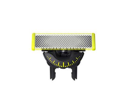 Koka zëvendësuese për makinë rroje Philips OneBlade 360 / QP410/50 – Zezë/Gjelbër - 2