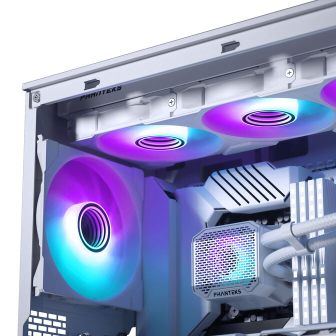Ftohës për Procesor Phanteks Glacier One 360 M25 G2 / 360mm / 3x120mm / 350-2000 RPM / D-RGB / 72.72 CFM / 20 dBA - Bardhë - 5