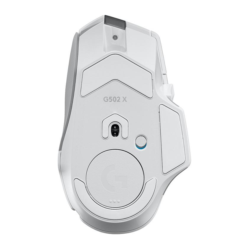 Maus Gaming Logitech G502 X LIGHTSPEED / Wireless 2.4GHz / 25.600 DPI / LIGHTFORCE - Bardhë - 8