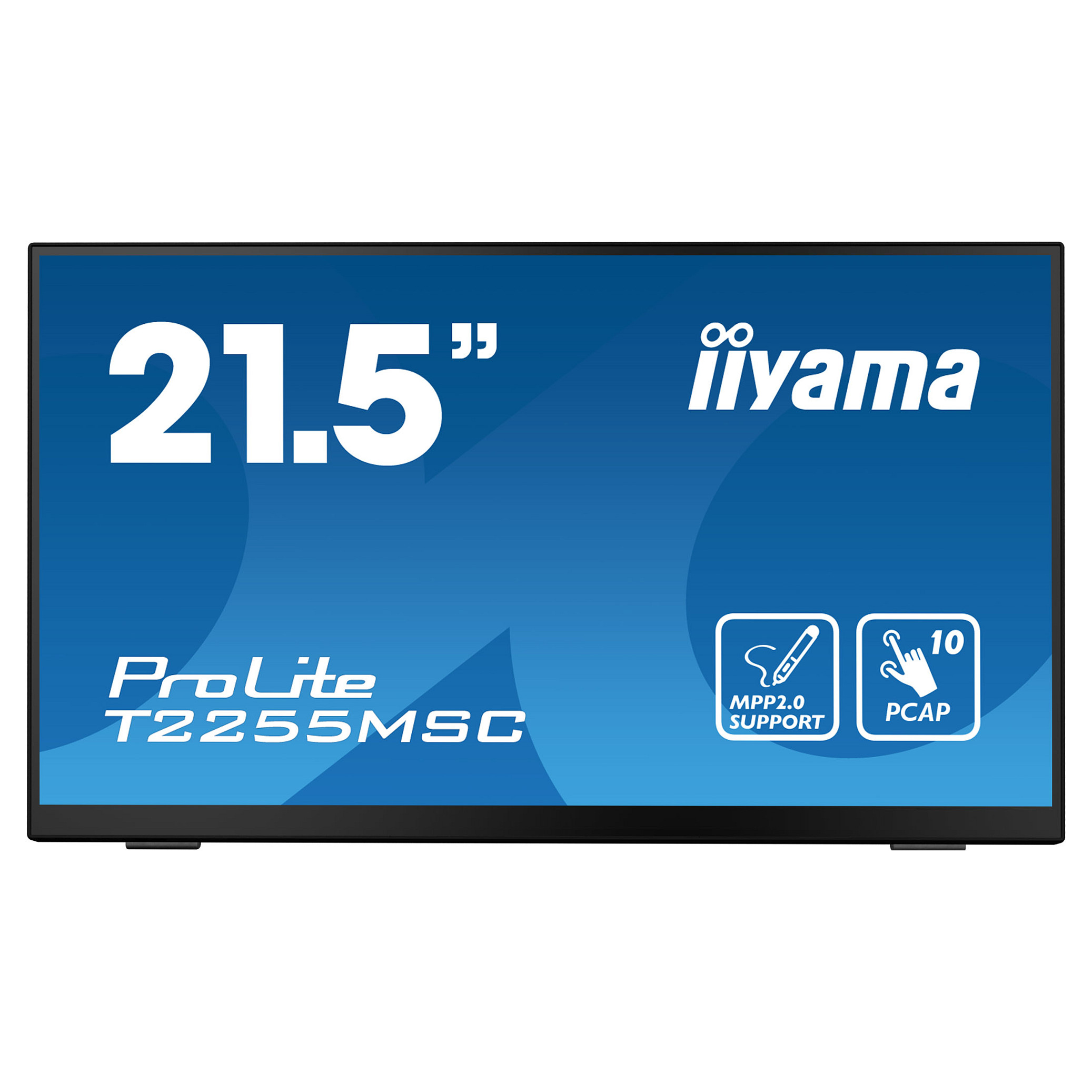Ekran Interaktiv Iiyama ProLite T2255MSC-B1 / 21.5" / Full HD Touch IPS / 5ms / 60hz / HDMI+DP+USB - Zezë - 2