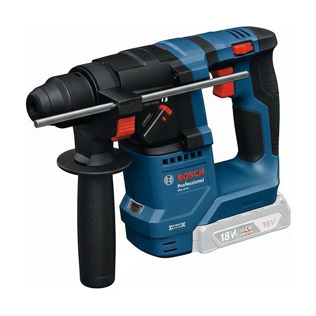 Çekiç Shpues me Bateri Bosch Professional GBH 18V-18, 18V, Brushless, 1.5J, SDS-Plus, 5000goditje/min, 18mm - Blu/Zezë