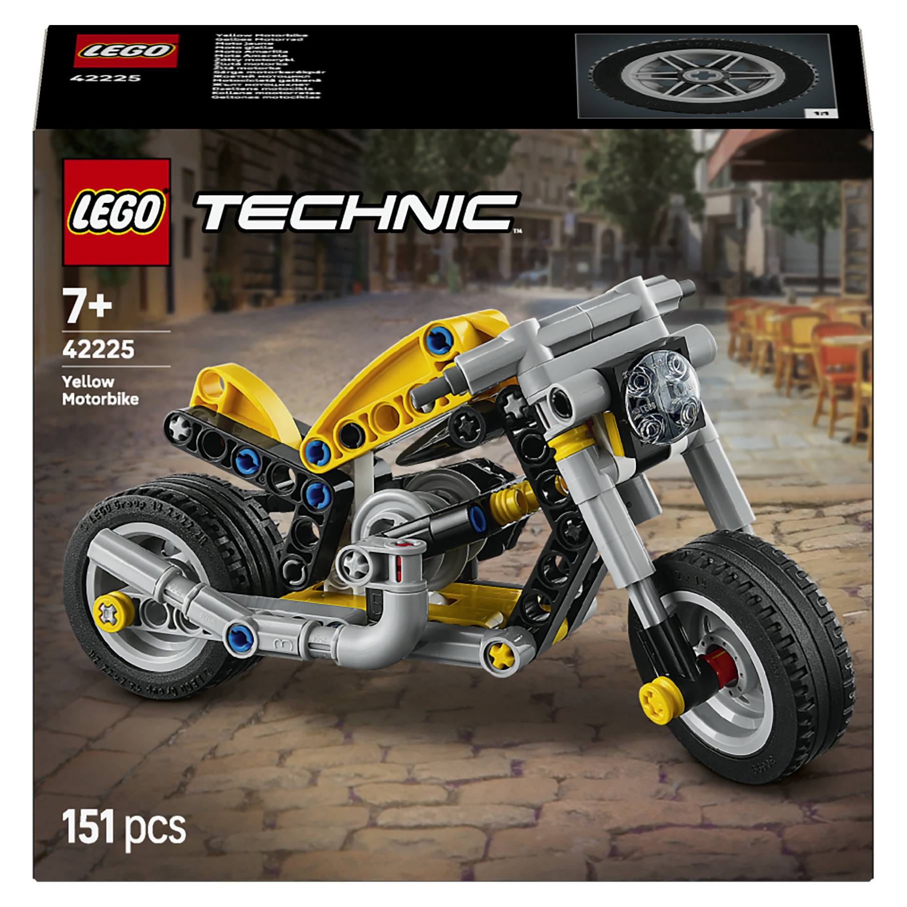 LEGO Technic Yellow Motorbike 42225