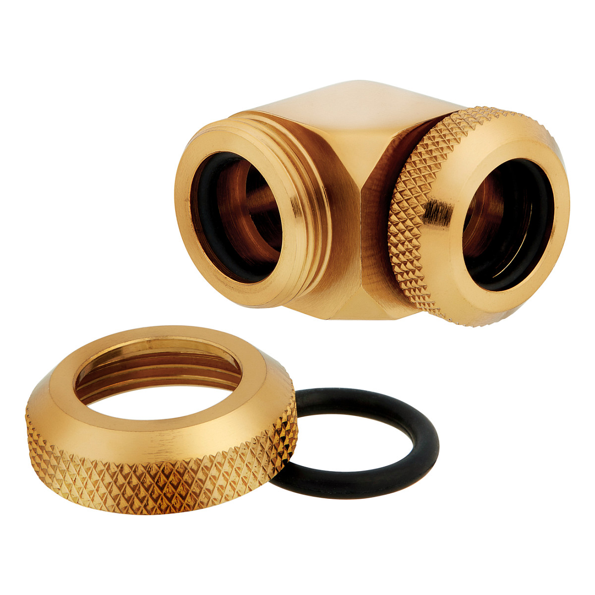 Aksesor për Ftohës Corsair Hydro X Series XF Hardline 90° / 12mm OD / 2 copë / G1/4" BSPP / Custom Watercooling – Ari - 3