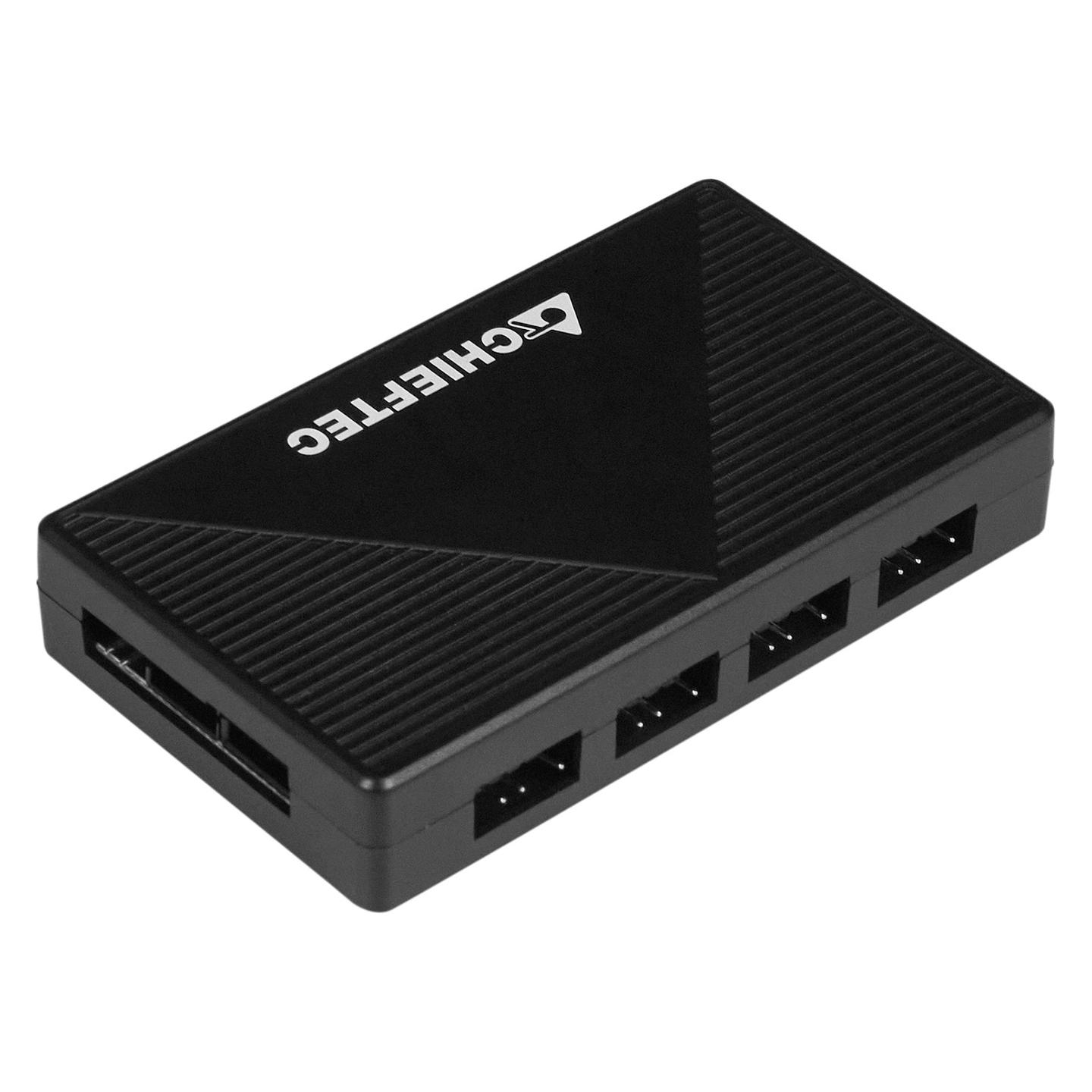 Kasë Chieftec APEX LUMO Mesh GA-01B-L-OP, Midi-Tower, E-ATX, 4x140mm ARGB, Xham i Temperuar, USB Type-C - Zezë - 23