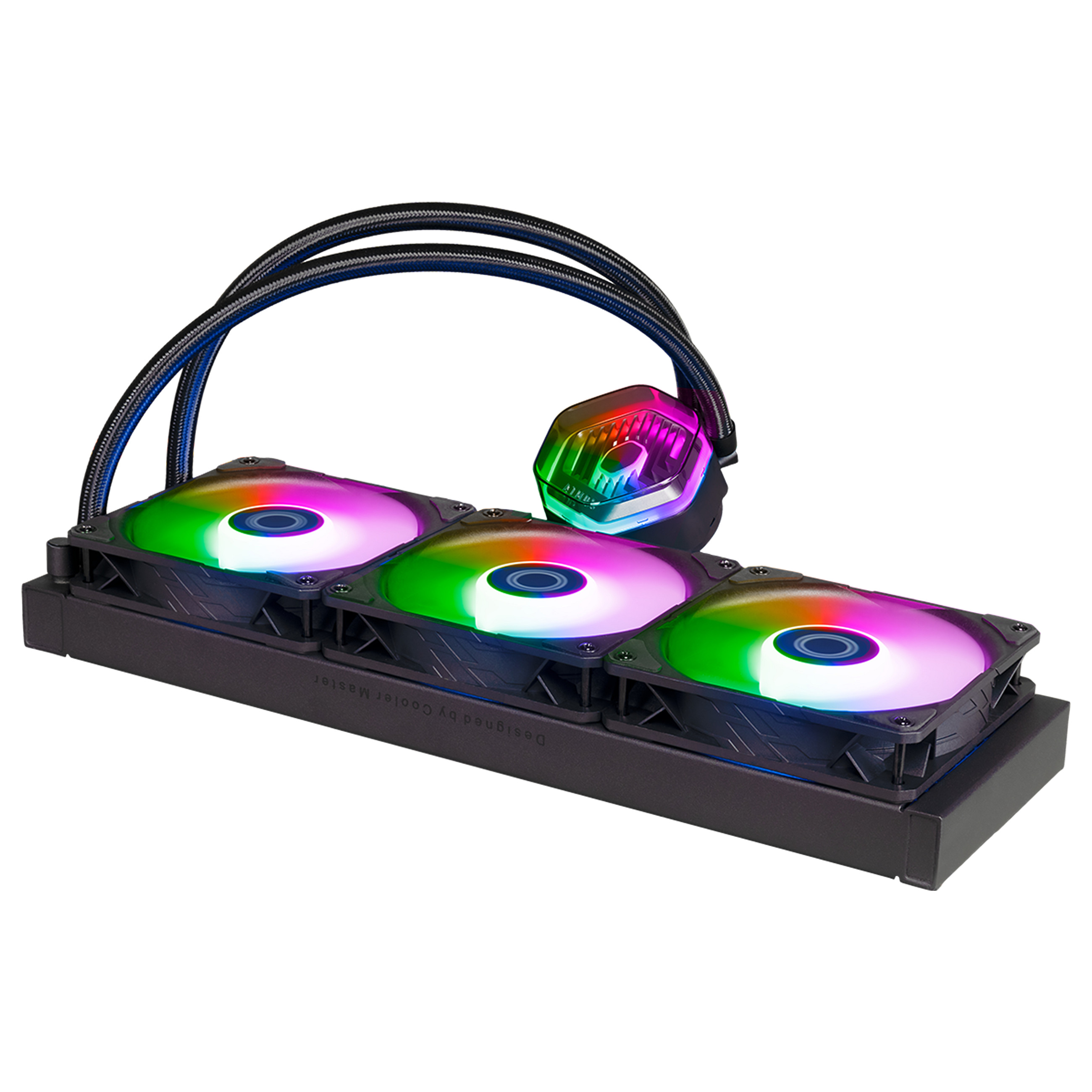 Ftohës për Procesor Cooler Master MasterLiquid 360 ATMOS / 360mm / AIO / ARGB – Zezë - 4