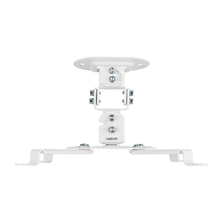 Mbajtëse Për Projektor LogiLink BP0057 / Universale / Montim në Tavan / 150mm / 13.5kg / 360° / ±15° – Bardhë - 2