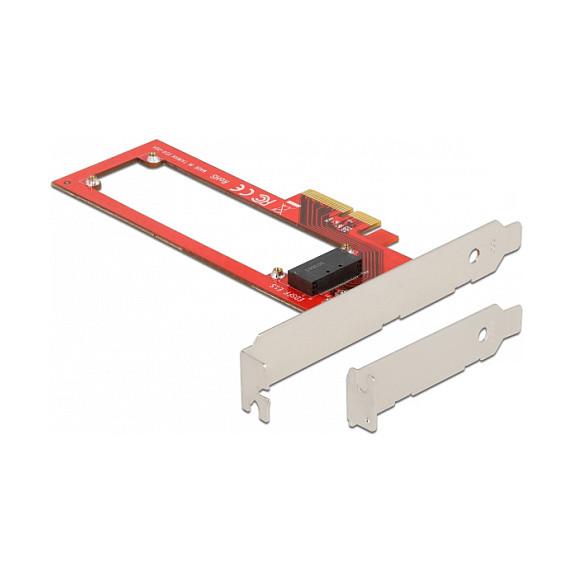 Kartë Zgjerimi Delock 90055, PCI Express 4.0 x4, 1x EDSFF E1.S, NVMe, Low Profile