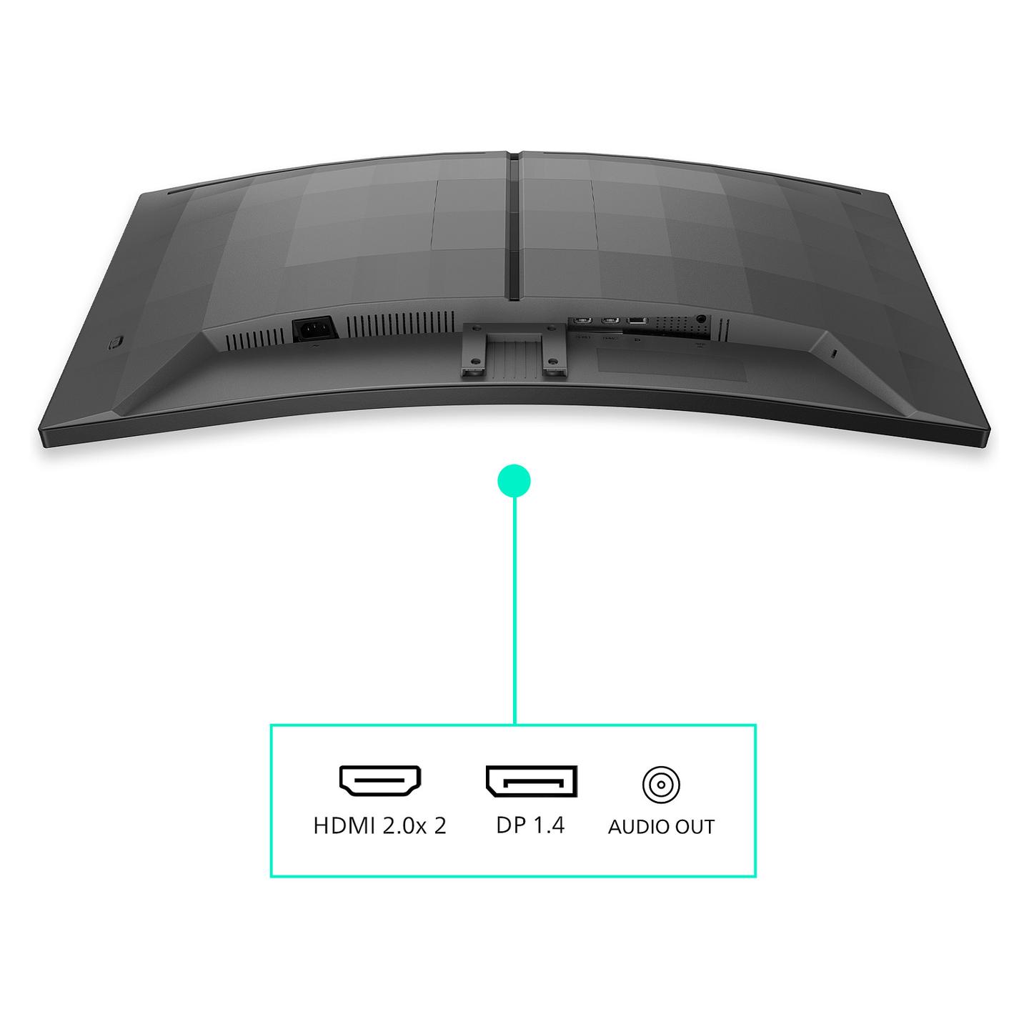 Monitor Gaming Philips Evnia 34M2C3500L / 34" / UltraWide QHD Fast VA / 180Hz / 1ms / HDMI+DisplayPort - Zezë - 14