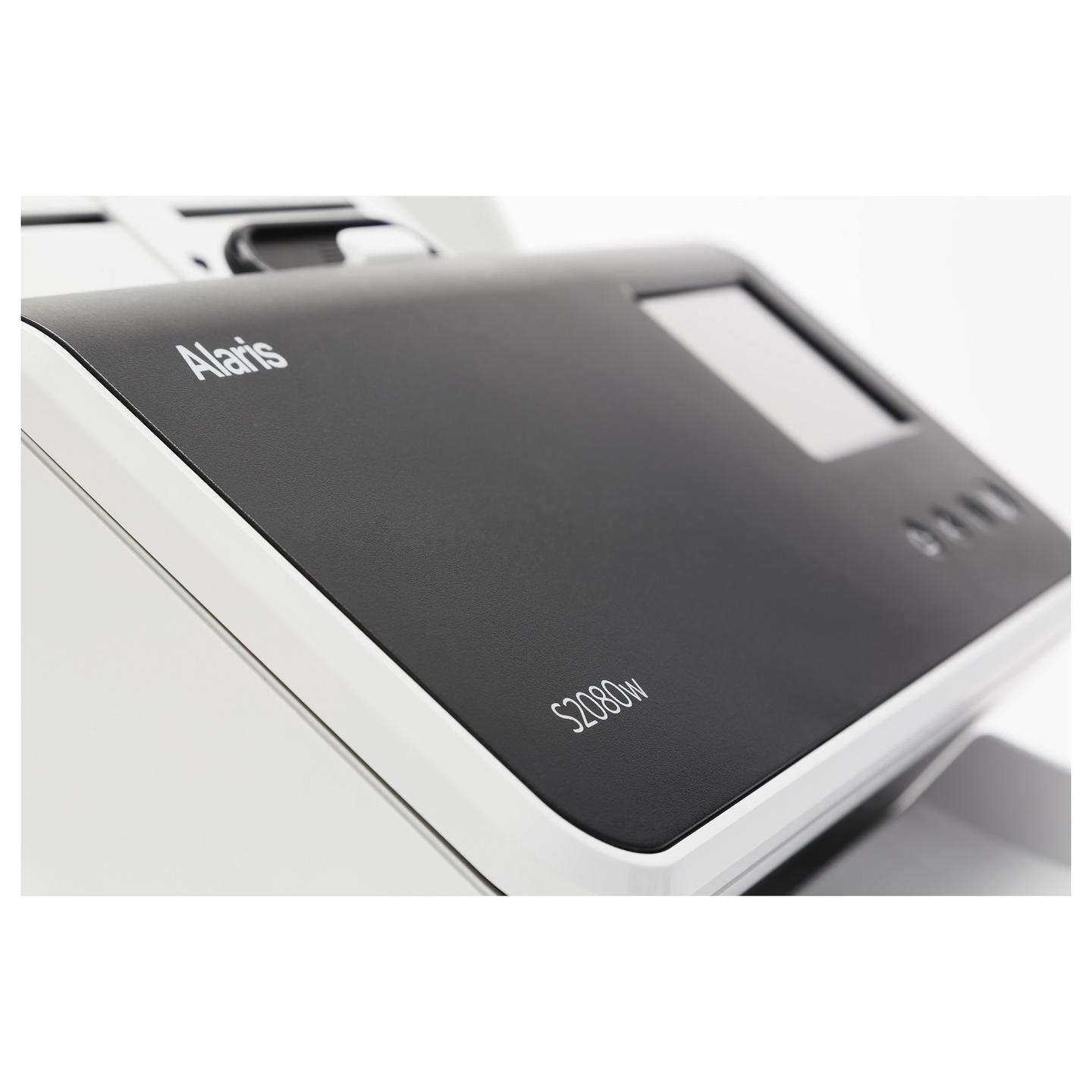 Skaner Kodak S2080W / A4 / Dual CIS / 600 × 600 DPI / Duplex / 80 ppm / 160 ipm / Wi-Fi / Ethernet / USB 3.2 - Bardhë/Zezë - 5