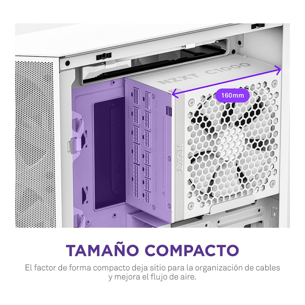 Furnizues Energjie NZXT C1000 Gold ATX 3.1 / 1000W / 80 PLUS Gold / Fully Modular / 12V-2x6 - Bardhë - 9