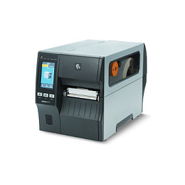 Printer Label Zebra ZT411 / Për Etiketa / 203 DPI / 104mm / 356 mm/sec / USB + LAN - Zezë/Hiri - 2