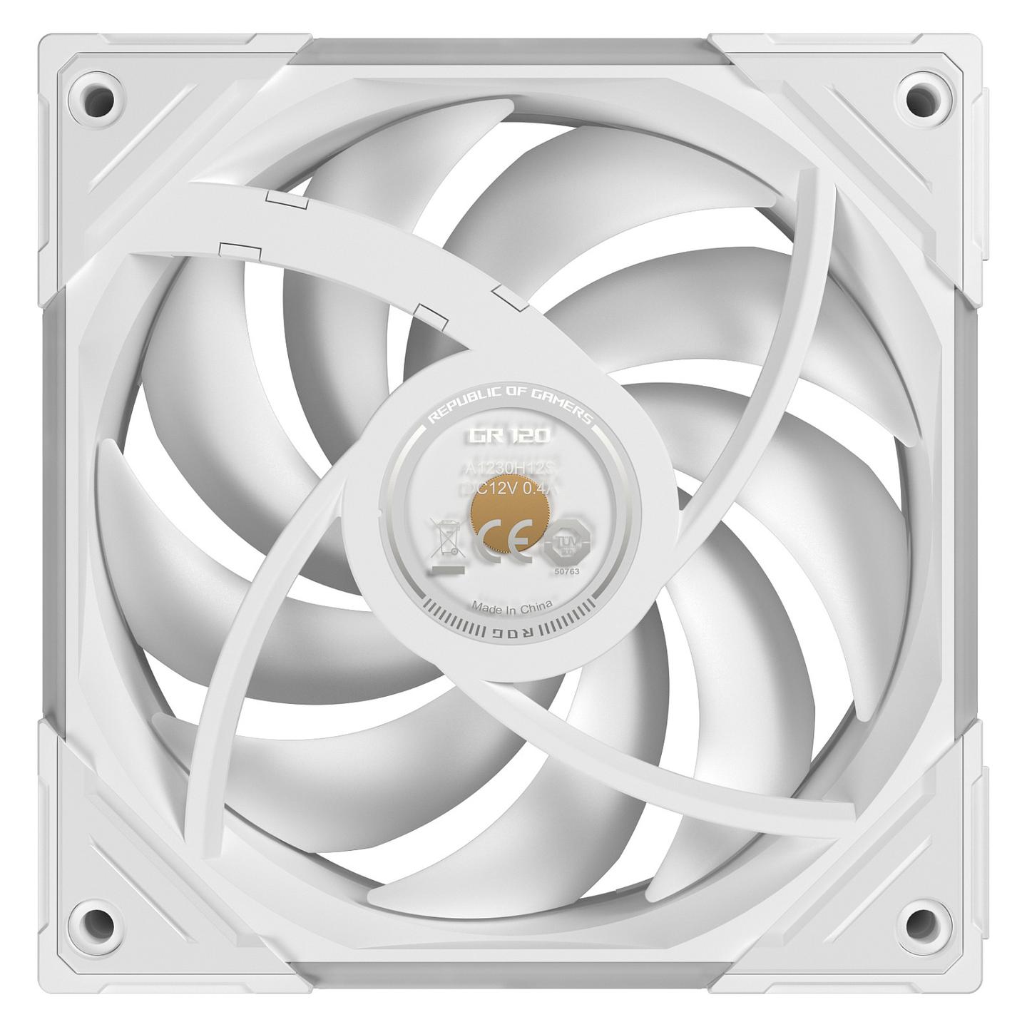 FtohĂ«s pĂ«r KasĂ« ASUS ROG Eurux GR120 / 120mm / 2200 RPM / PWM / ARGB / 3 CopĂ« â BardhĂ« - 17