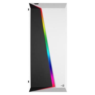 Kasë PC Aerocool Cylon Pro / Mid Tower / ATX / 3x 120mm + 3x 140mm Fan Support / Tempered Glass / 240mm Radiator - Bardhë - 5