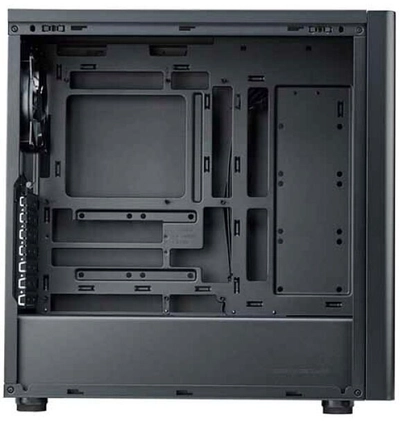 Kasë PC Cooler Master Elite 502 Lite / Mid Tower / E-ATX / 7x Fan Support / Tempered Glass / Mesh Front / 420mm Radiator - Zezë - 3