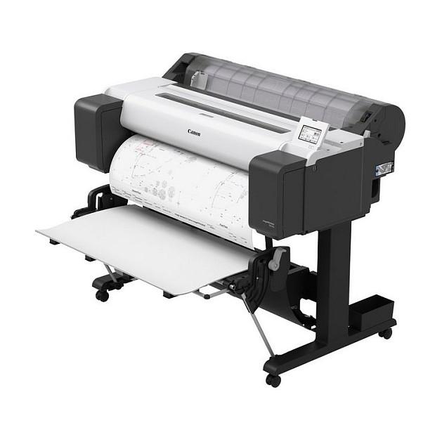 Printer Plotter Canon imagePROGRAF TM-350 / Inkjet 5 Ngjyra / 36" / 2400 à 1200 DPI / Me Stativ - Bardhë/Zezë - 3