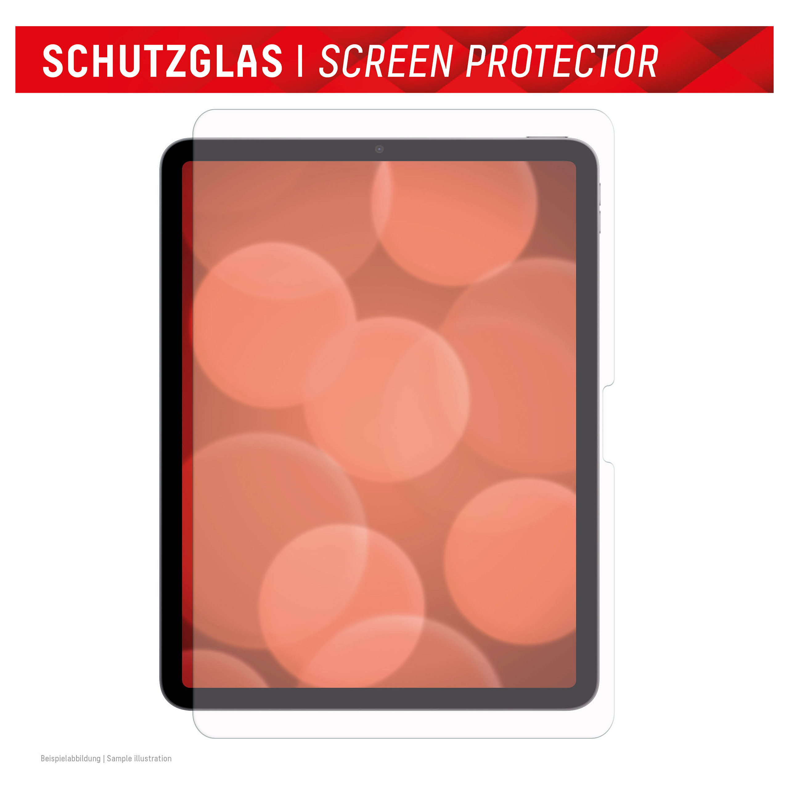 Mbrojtëse për ekran tablet DISPLEX 01963 / iPad Air 13" M2/M3/M4 / Xham Hybrid 9H - Transparent - 6
