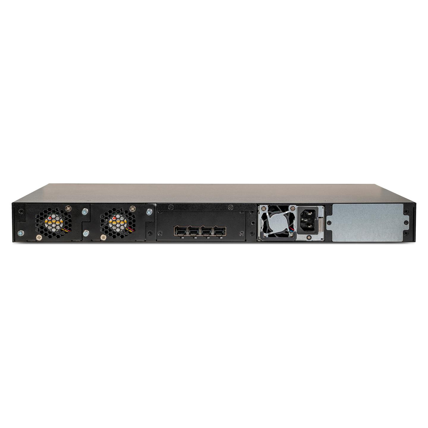 Switch LANCOM XS-6128QF, 20x 10G SFP+, 4x 25G SFP28 ose 2x 40G QSFP+, 4x 50G SFP-DD, 1Tbps, Layer 3 Managed, Rack 1U - Zezë - 2