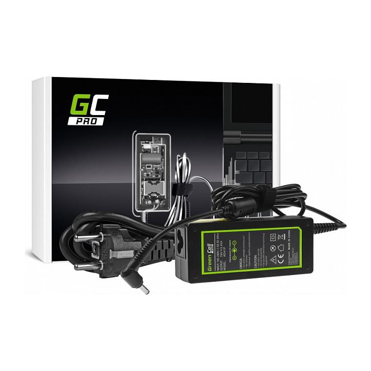 Adapter për Laptop Green Cell PRO AD41P, 65W, 19V, 3.42A, 4.0x1.35mm - Zezë