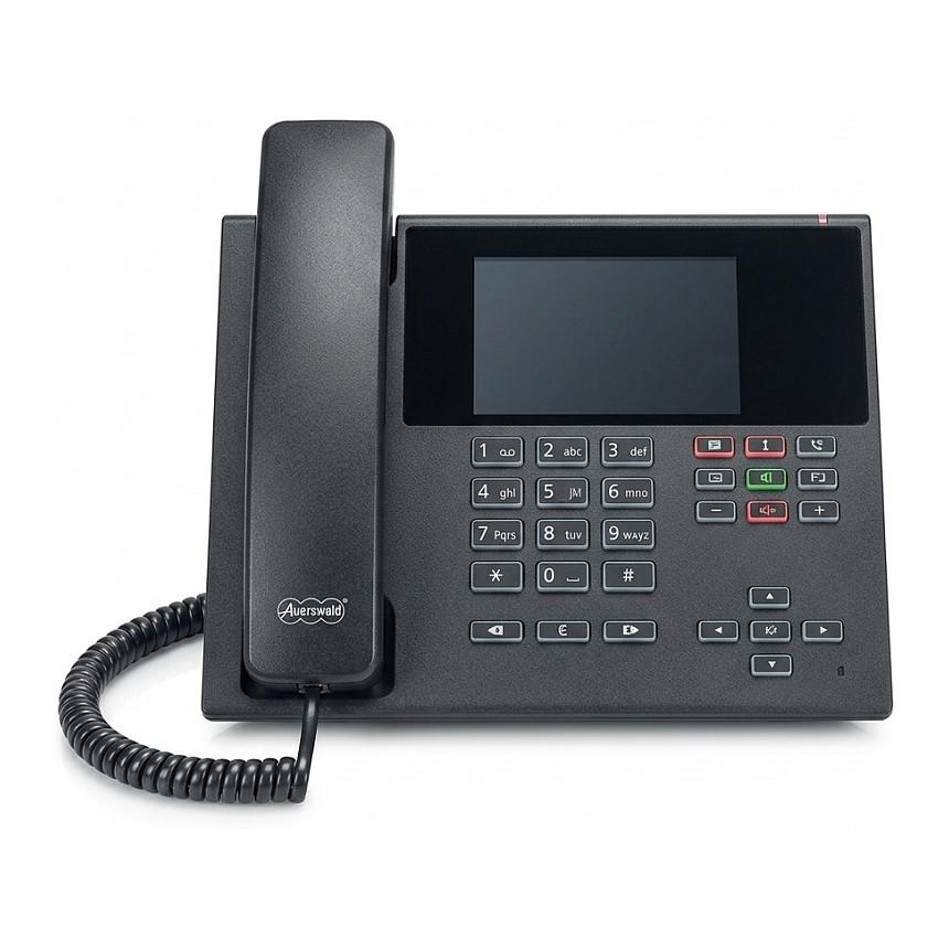 Telefon VoIP Auerswald COMfortel D-400 / 90262 / SIP / Ekran TFT 4.3" me prekje / PoE / 2x Gigabit Ethernet / 20 Taste Funksionale / HD Audio / 2000 Kontakte – Zezë