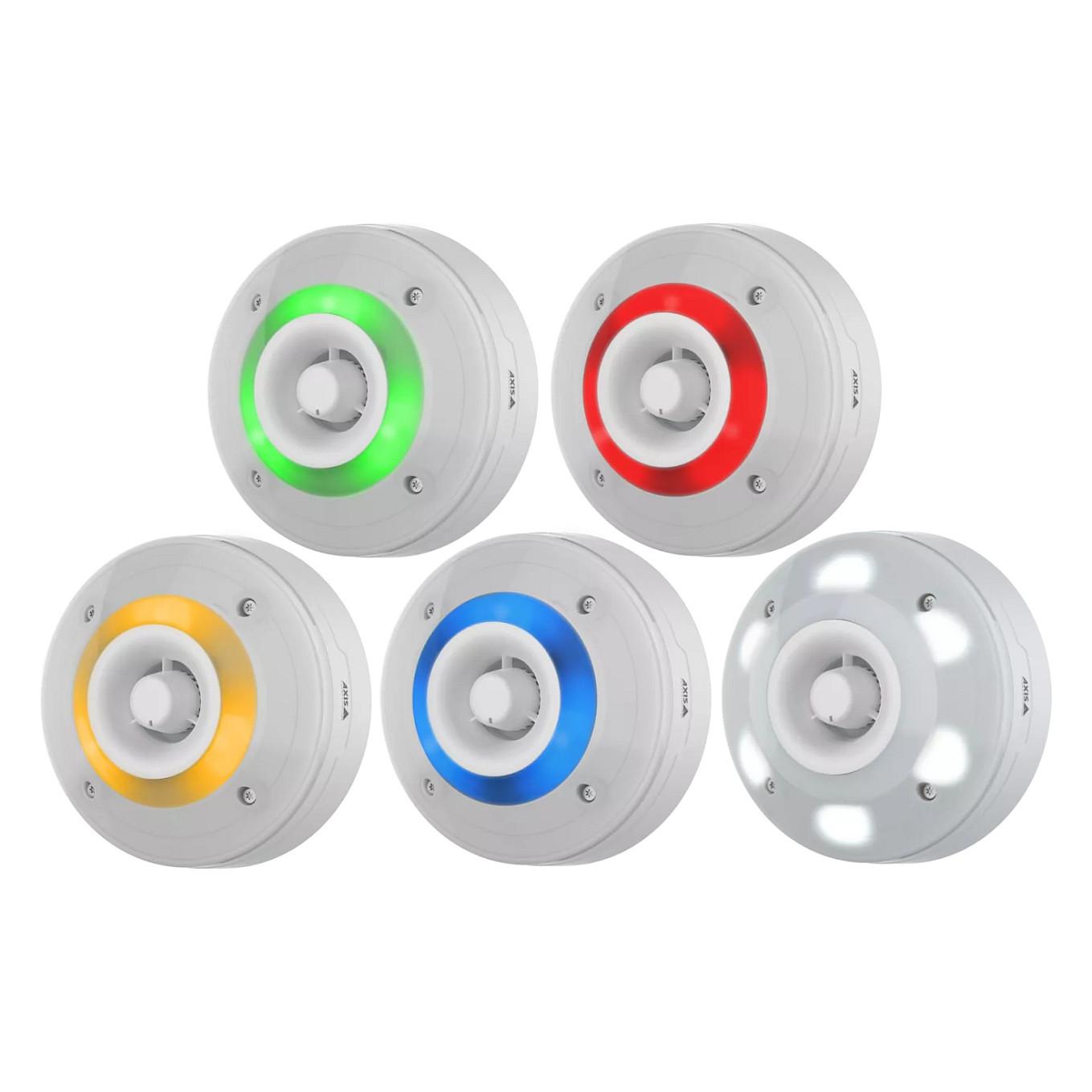 Sirenë Alarm Axis D4100-VE Mk II, Network Strobe, 110dB, PoE, Ethernet, IP66, IK10, NEMA 4X - Bardhë - 2