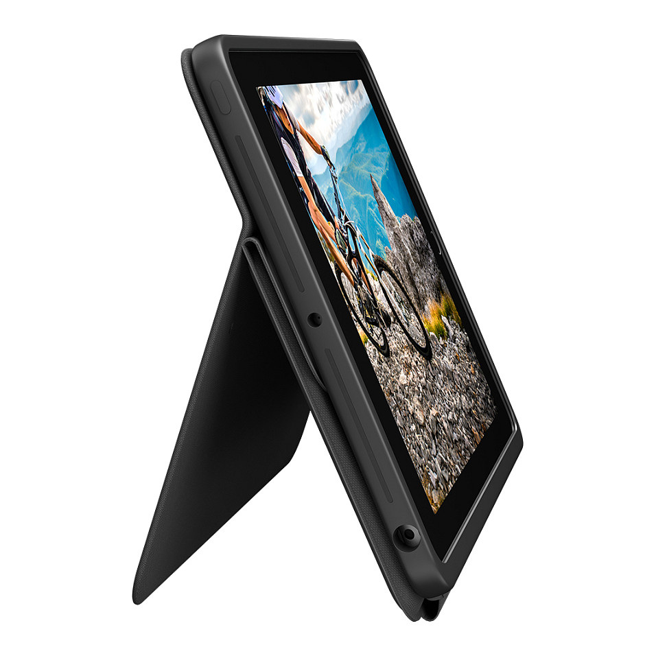 Tastierë për Tabletë Logitech Rugged Folio / iPad 7th, 8th & 9th Gen / AZERTY (FR) / Smart Connector / Full-Size / 4 Mënyra Përdorimi – Gri - 4