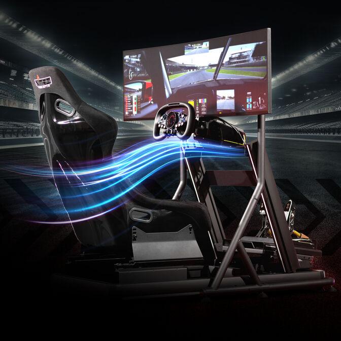 Aksesorë për Karrige Nitro Concepts IMMERSION Wind Box / Sim Racing / 2x 4-Pin PWM / SimHub / NC-SR-AC-008 - Zezë - 4