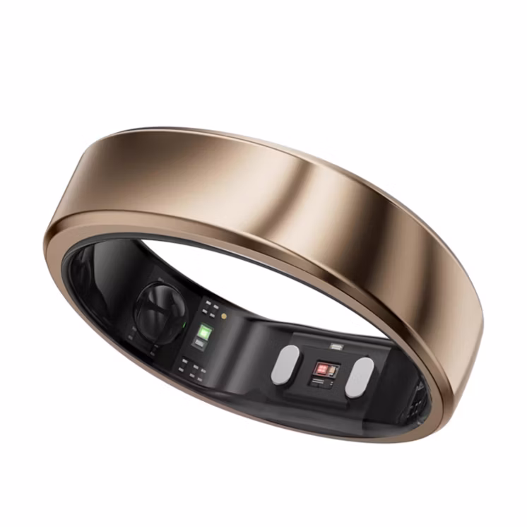 Smart Ring RingConn Gen 2 / Bluetooth / Rrahjet e Zemrës / SpO₂ / Size 10 / Monitorim i Gjumit - Gold - 2