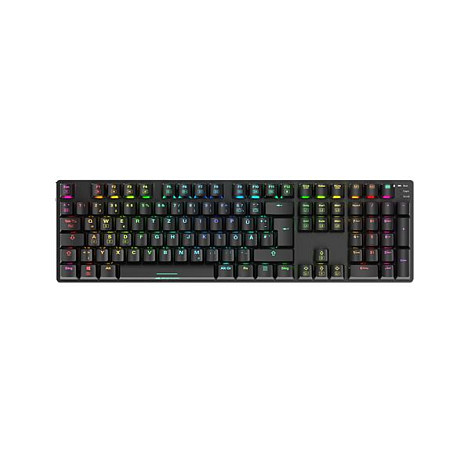 Tastierë Gaming Sharkoon SKILLER SGK36W / Wireless / QWERTZ / Mekanike / RGB LED / Full-size - Zezë
