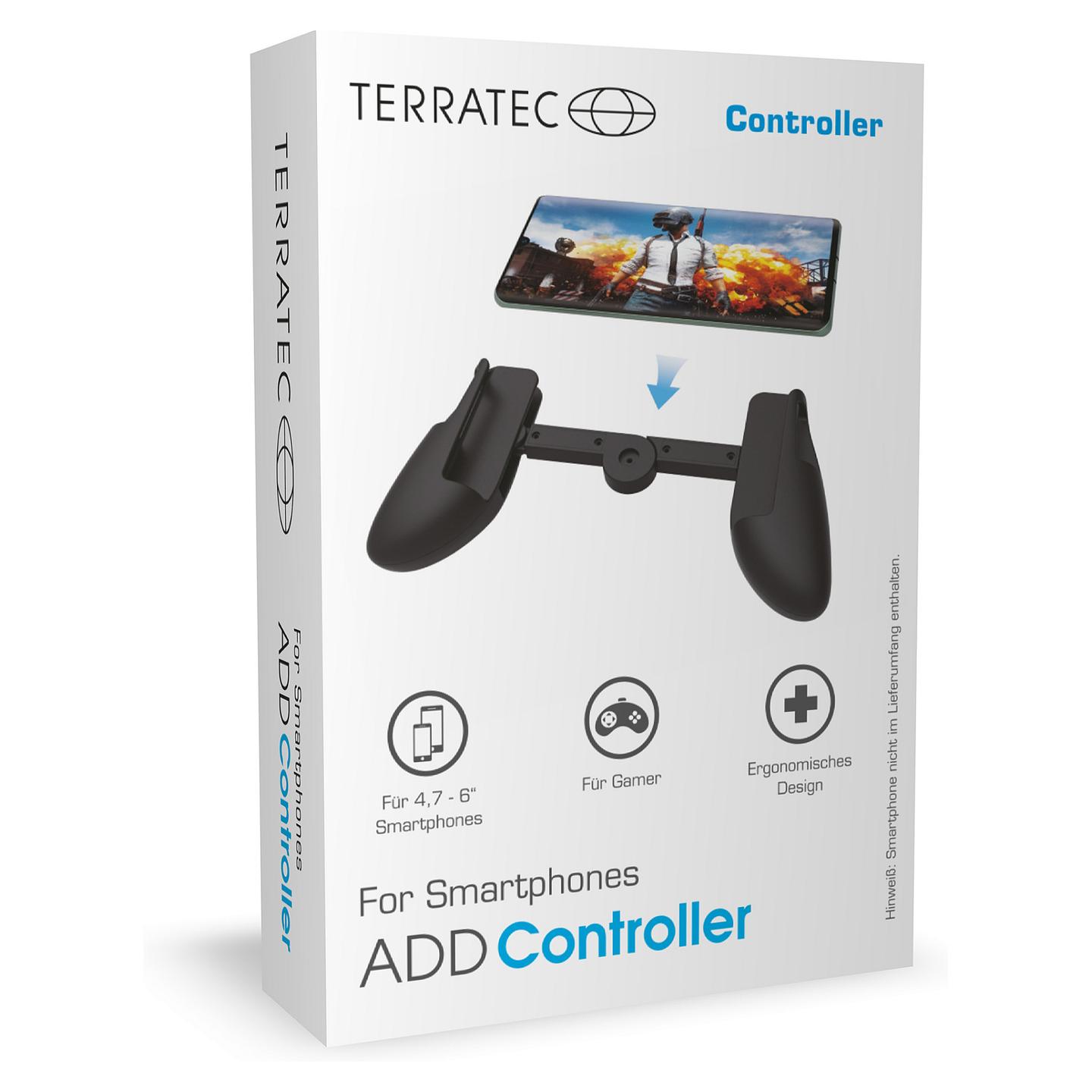 Aksesorë për telefon TerraTec ADD Controller / Mbajtëse Clamp / 135–175 mm – Zezë - 4