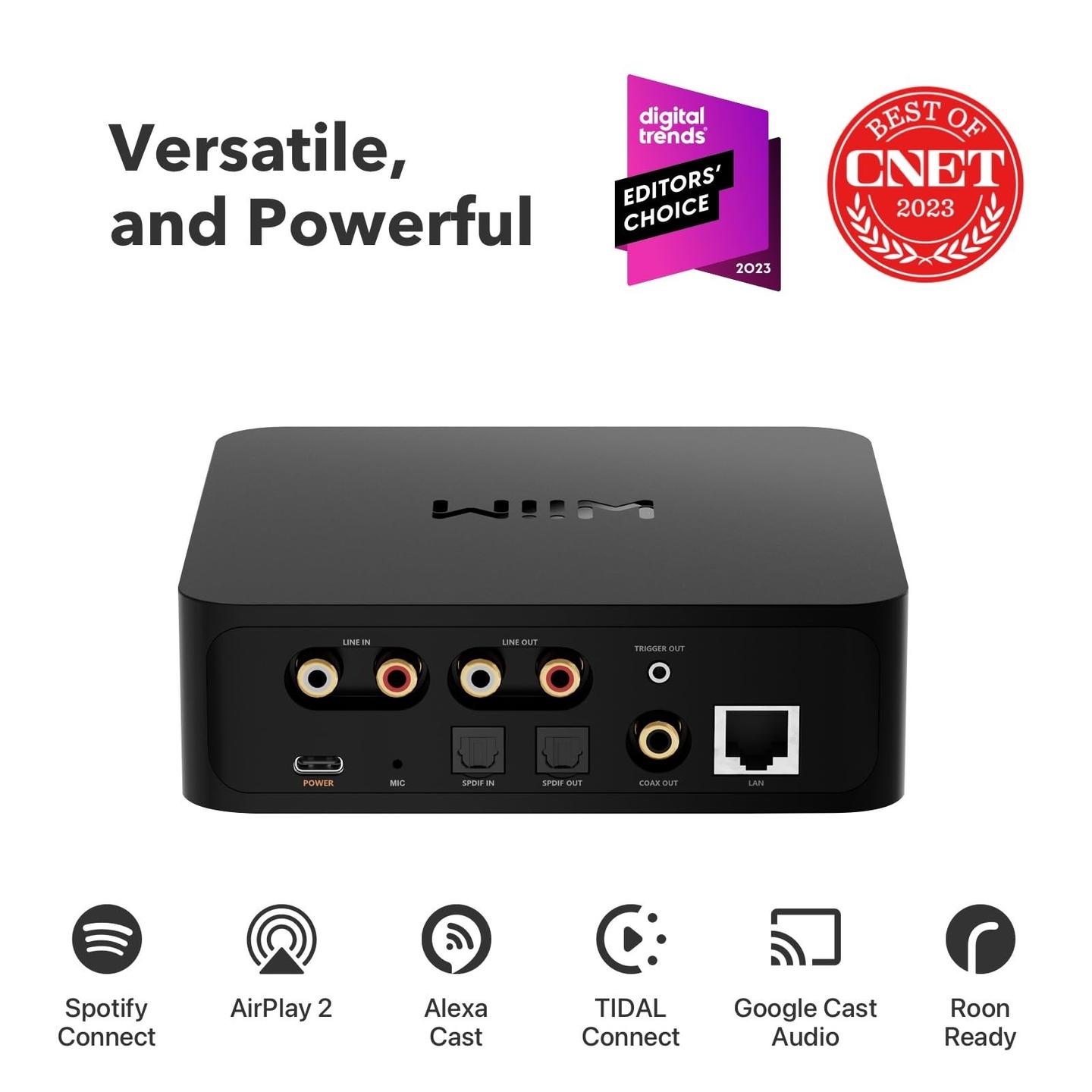 Streamer Audio WiiM Pro, Wi-Fi, Bluetooth 5.1, AirPlay 2, Google Cast, RCA, Optike, Koaksiale - Zezë - 2