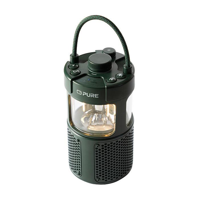 Altoparlant Pure Woodland Glow, 20W, Bluetooth 5.3, AUX, IPX6, USB-C - Gjelbër - 7