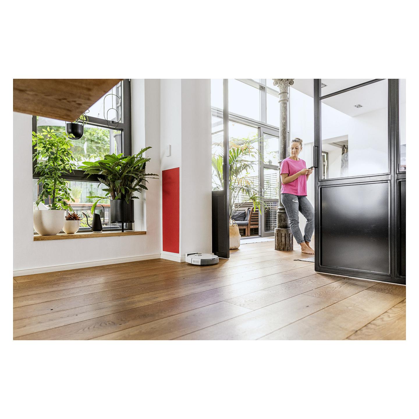 Fshesë Robotike Kärcher RCV 5 / Robot Fshesë me Mop / LiDAR / 5000 Pa / 330 ml / 240 ml - Bardhë - 8