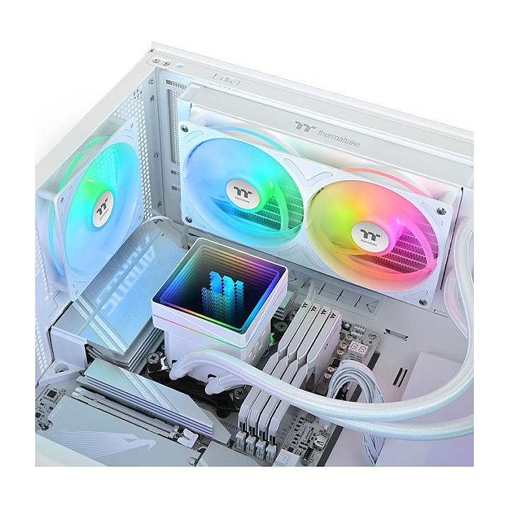 Ftohës për procesor Thermaltake TH240 V3 ARGB Sync / 240mm / AIO / ARGB - Bardhë - 5